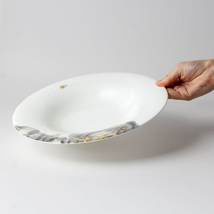 煌 KIRA 26.5cmディーププレート