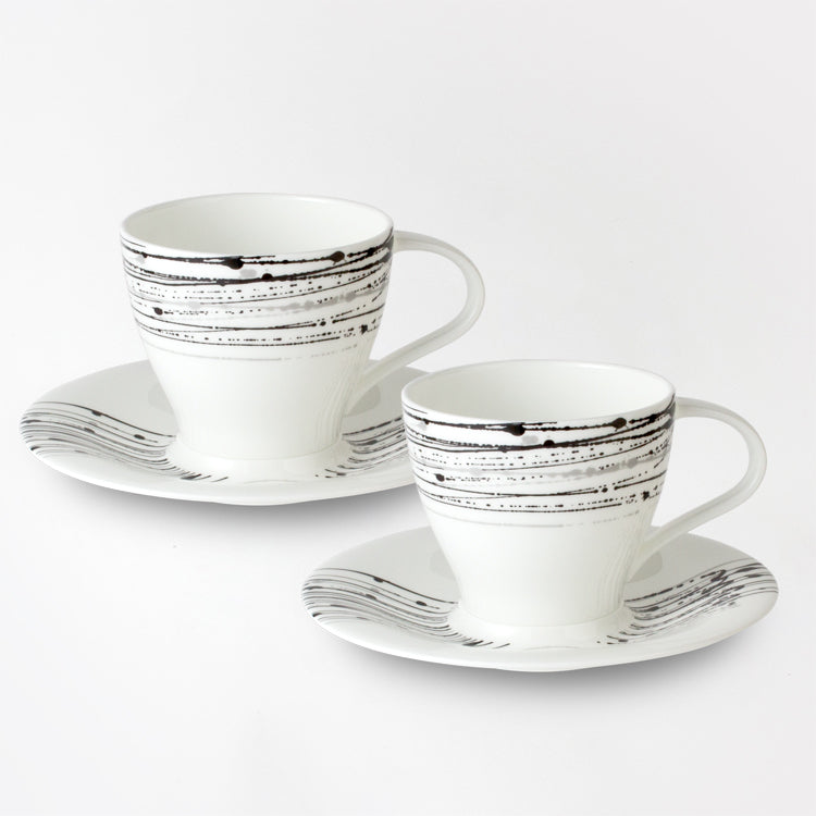 拍 HAKU ペアカップ&ソーサーセット