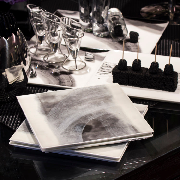 霞 KASUMI 19cm角皿