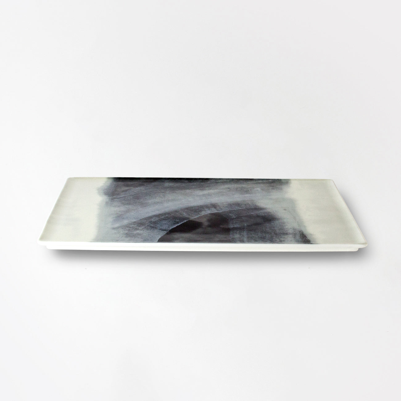 霞 KASUMI 26.5cm長角皿2枚組