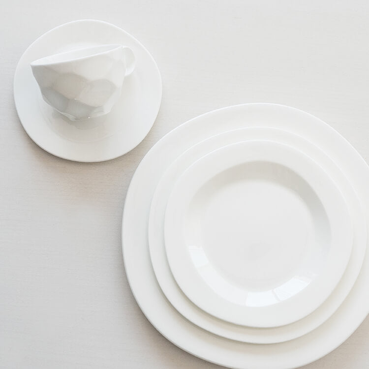 沙羅 ペア兼用碗皿 (230cc)