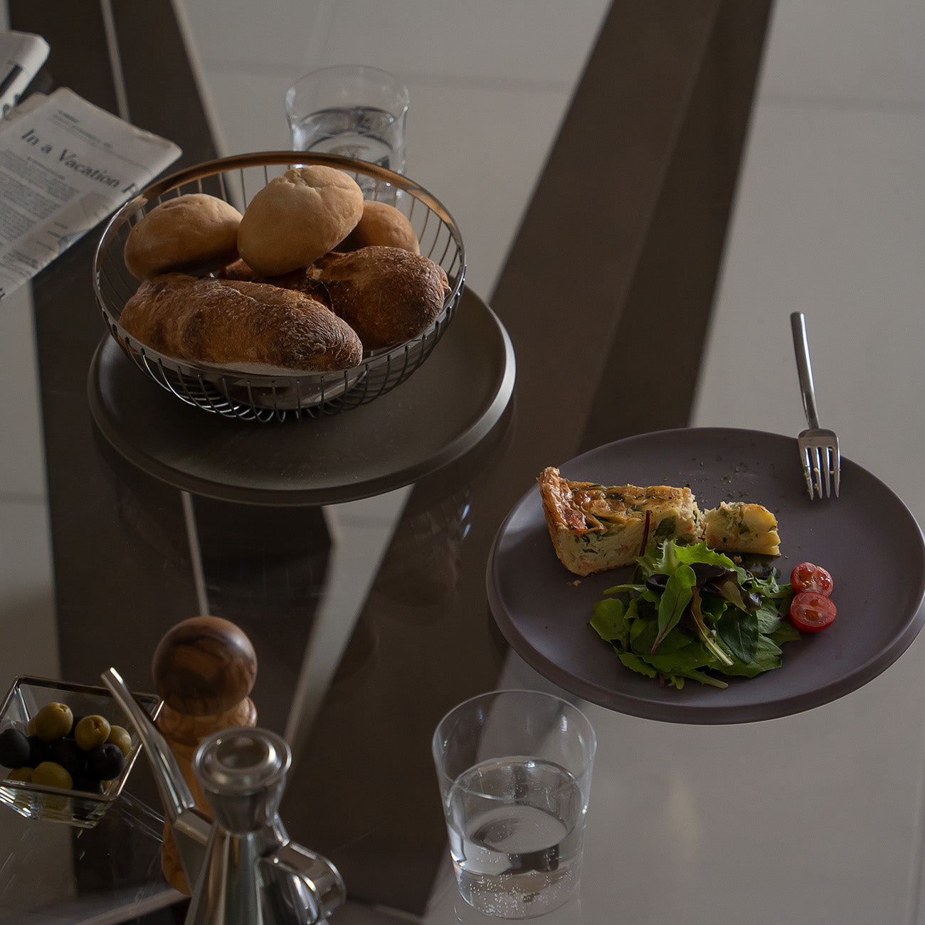 24cmプレート (ブルー)