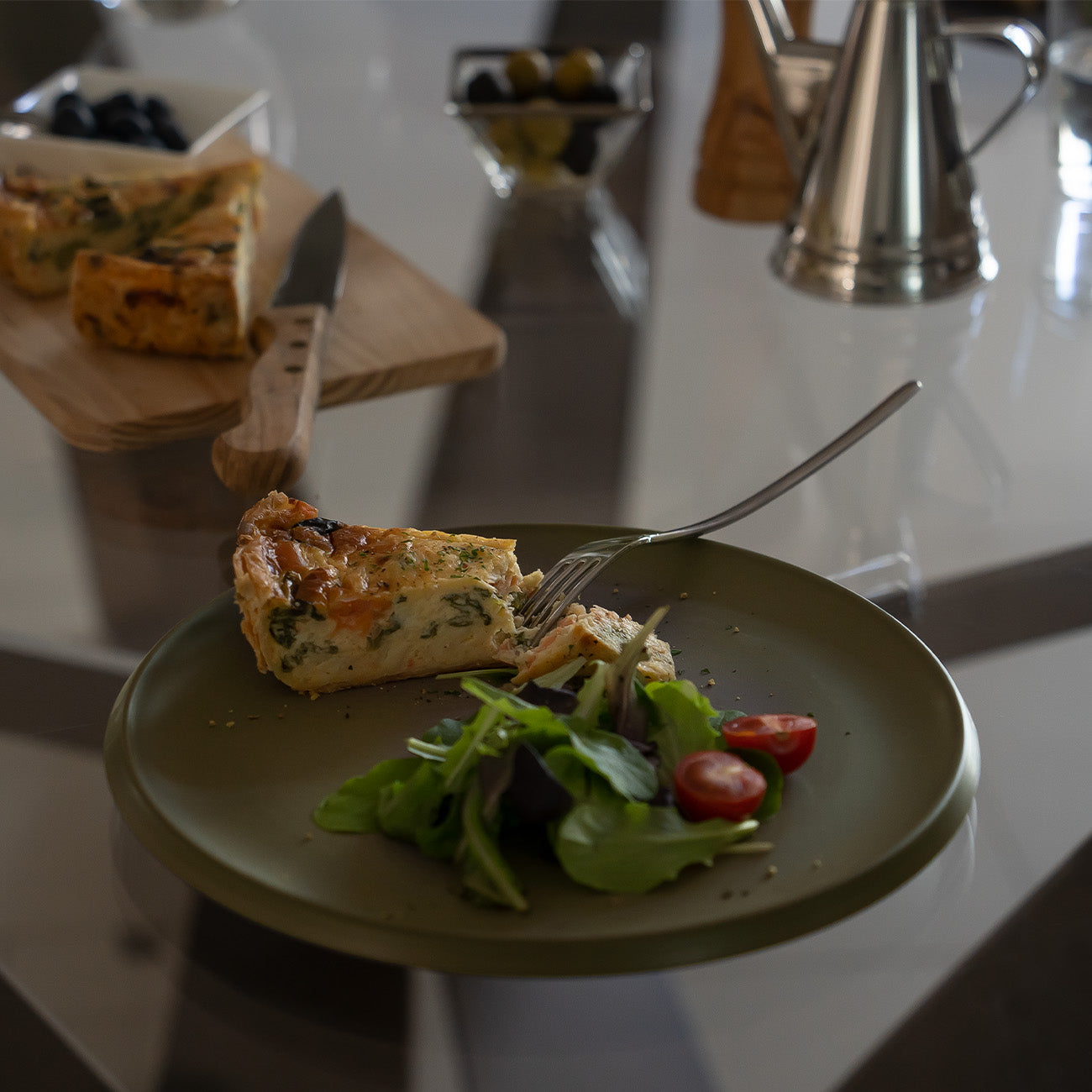 24cmプレート (グリーン)