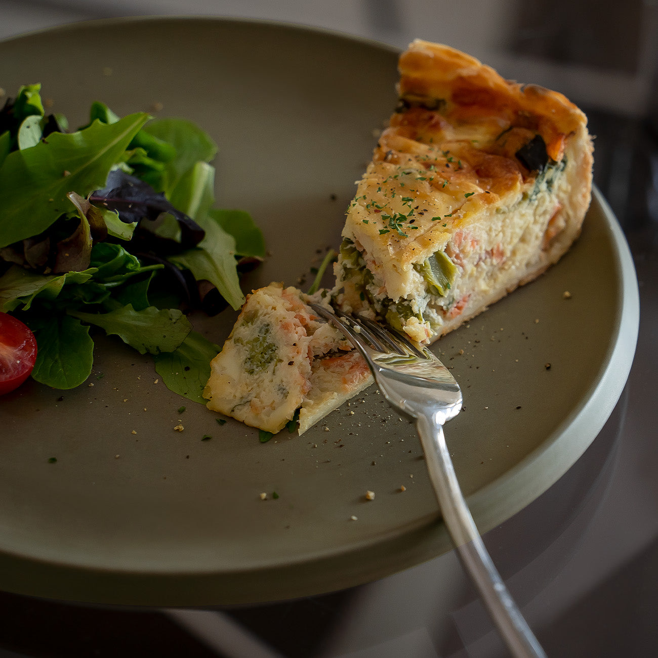 24cmプレート (グリーン)