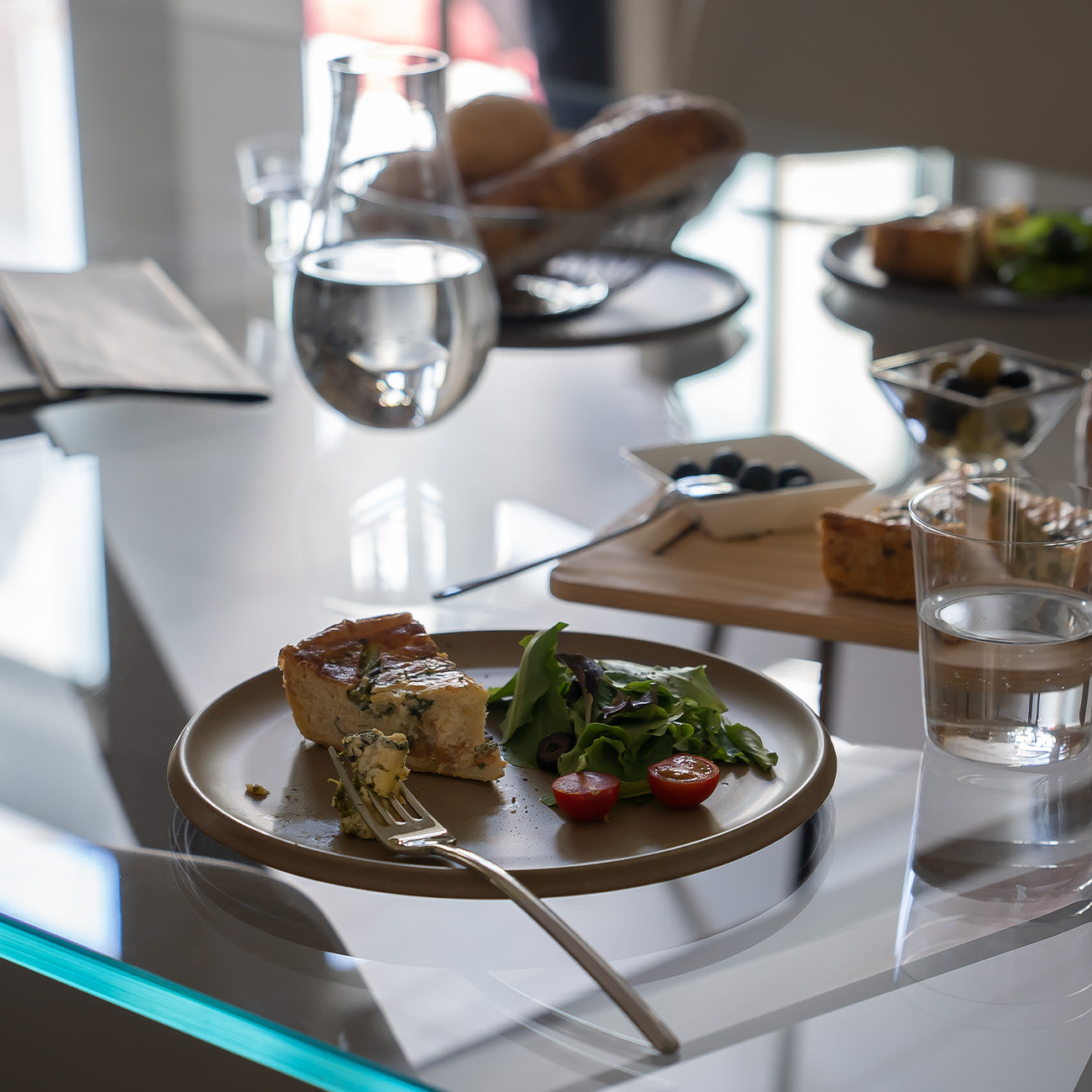 24cmプレート (ブラウン)