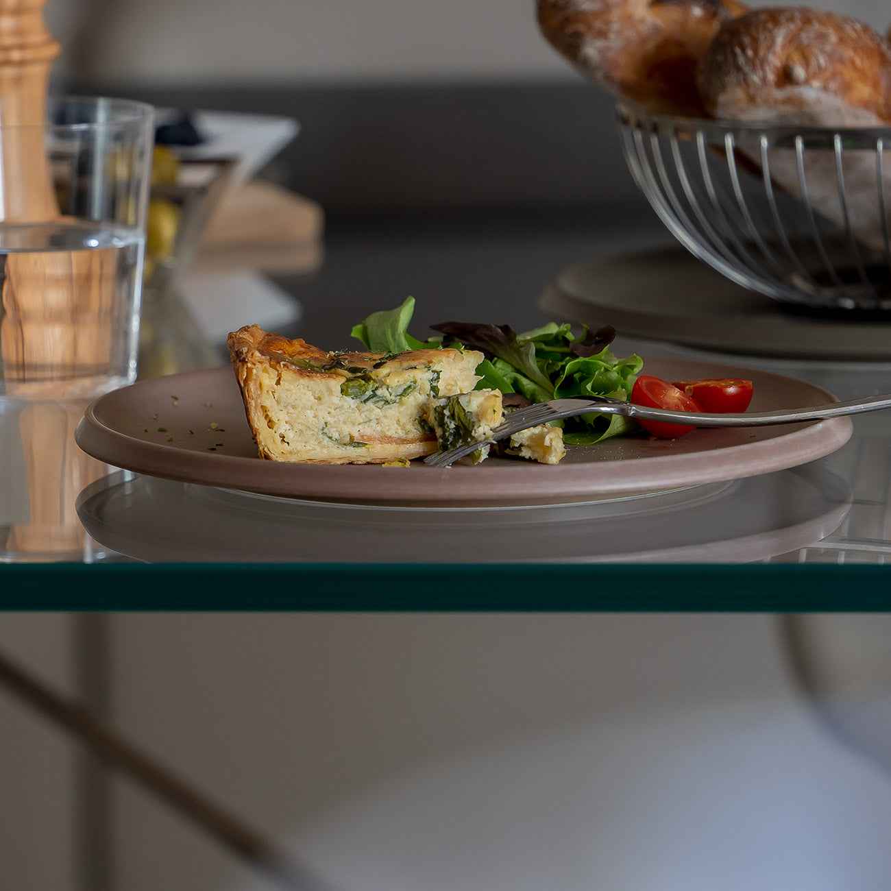 24cmプレート (ブラウン)