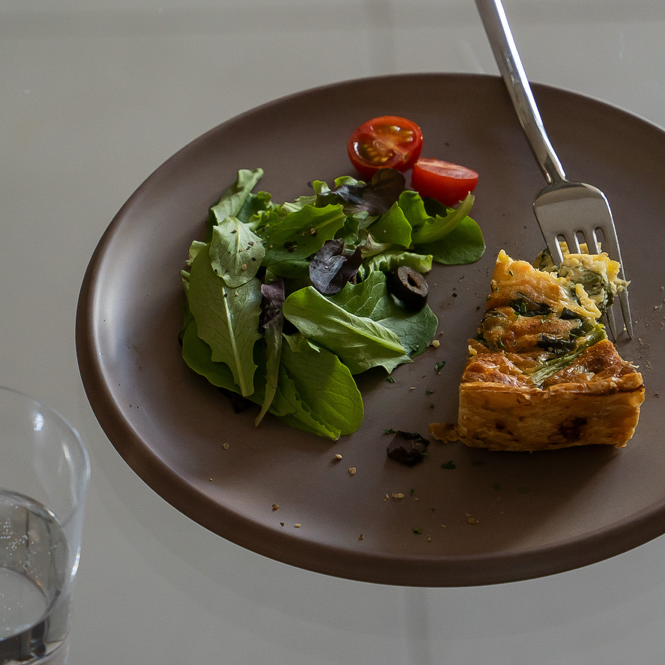 24cmプレート (ブラウン)