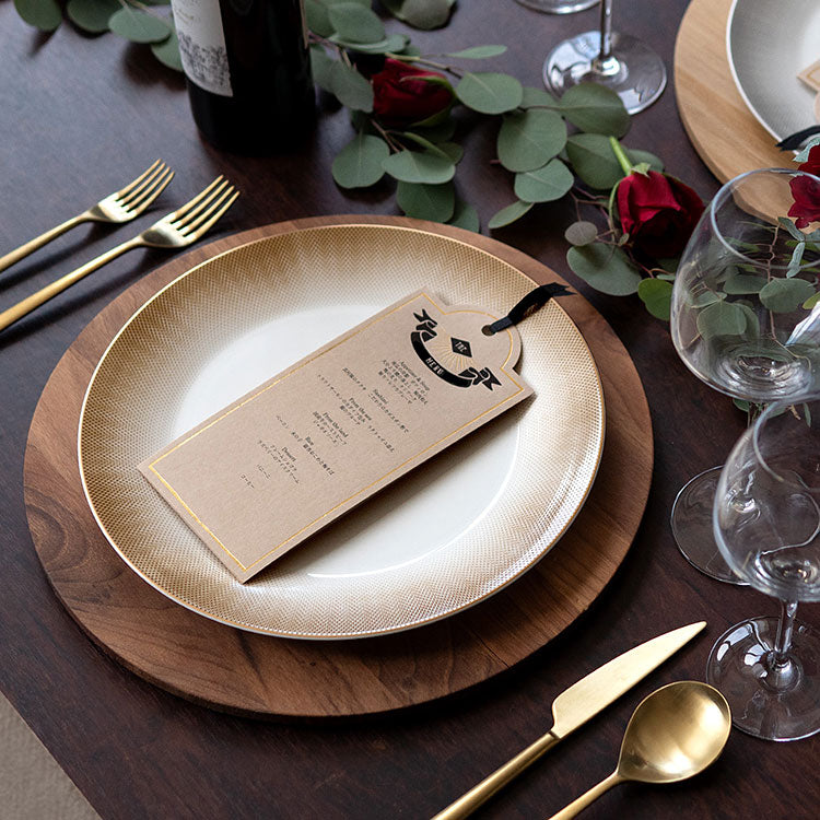 27cmプレート (ゴールド)