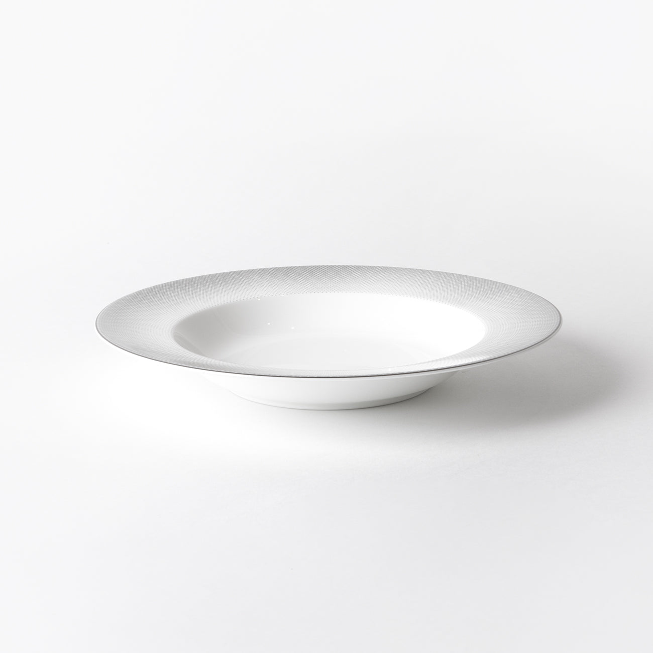 24cmスーププレート (プラチナ)