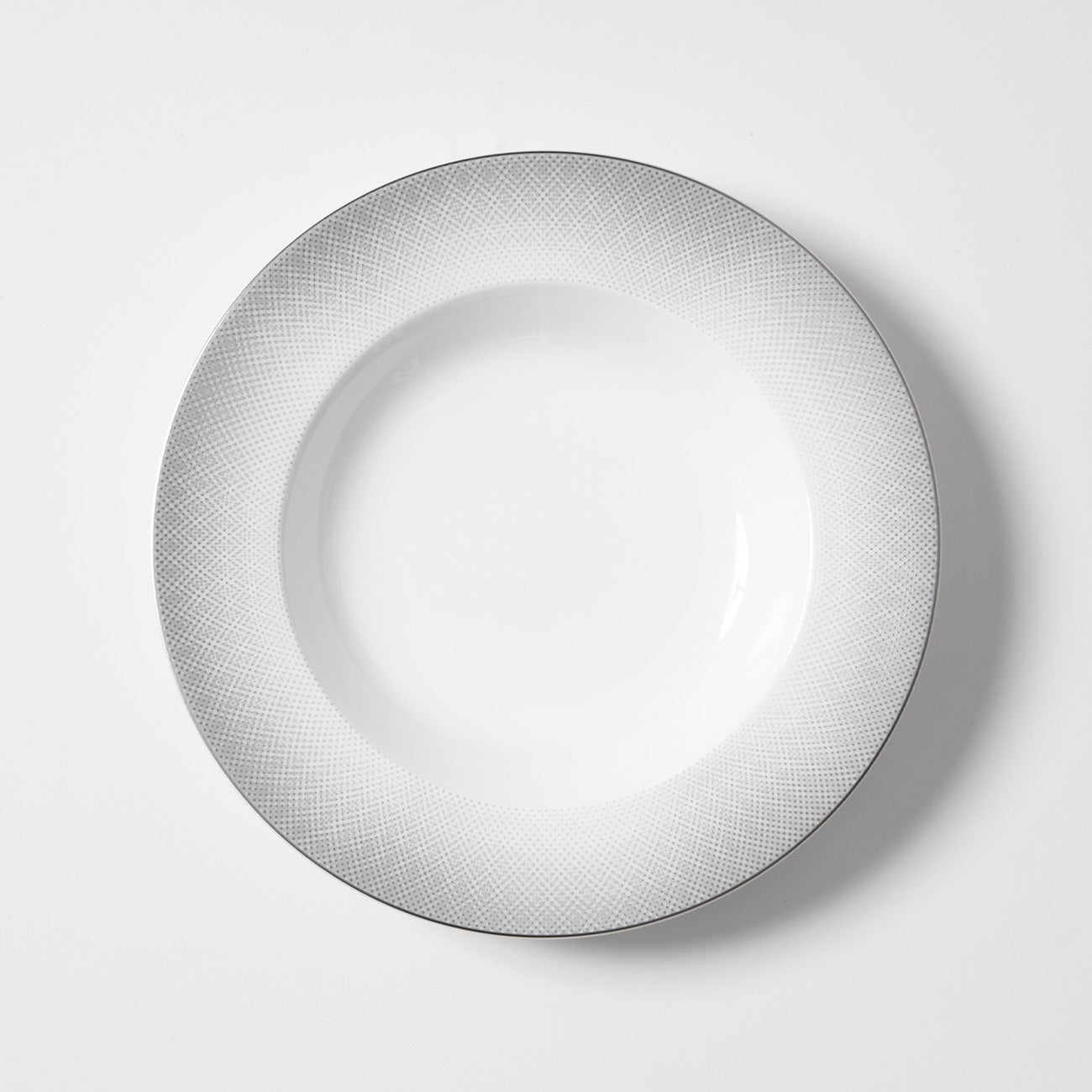 24cmスーププレート (プラチナ)
