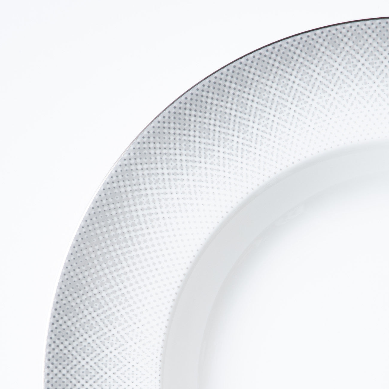 24cmスーププレート (プラチナ)