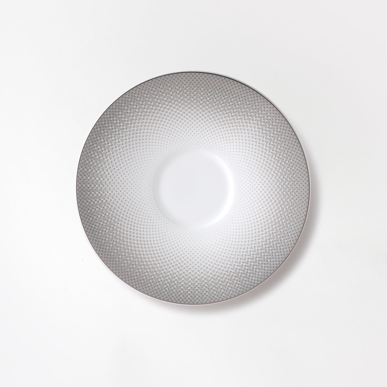 16.5cmソーサー (プラチナ)