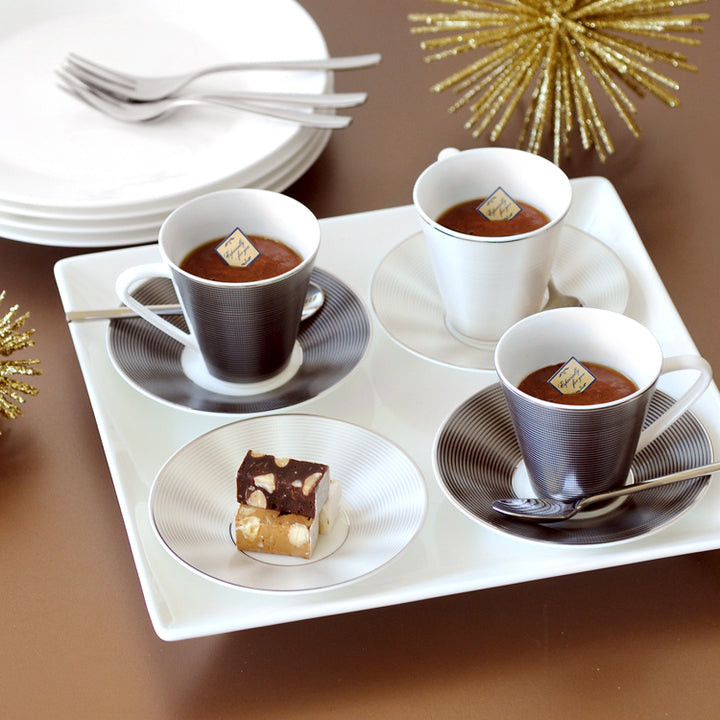 11cmプレート (ソーサー) (シルクプラチナム)