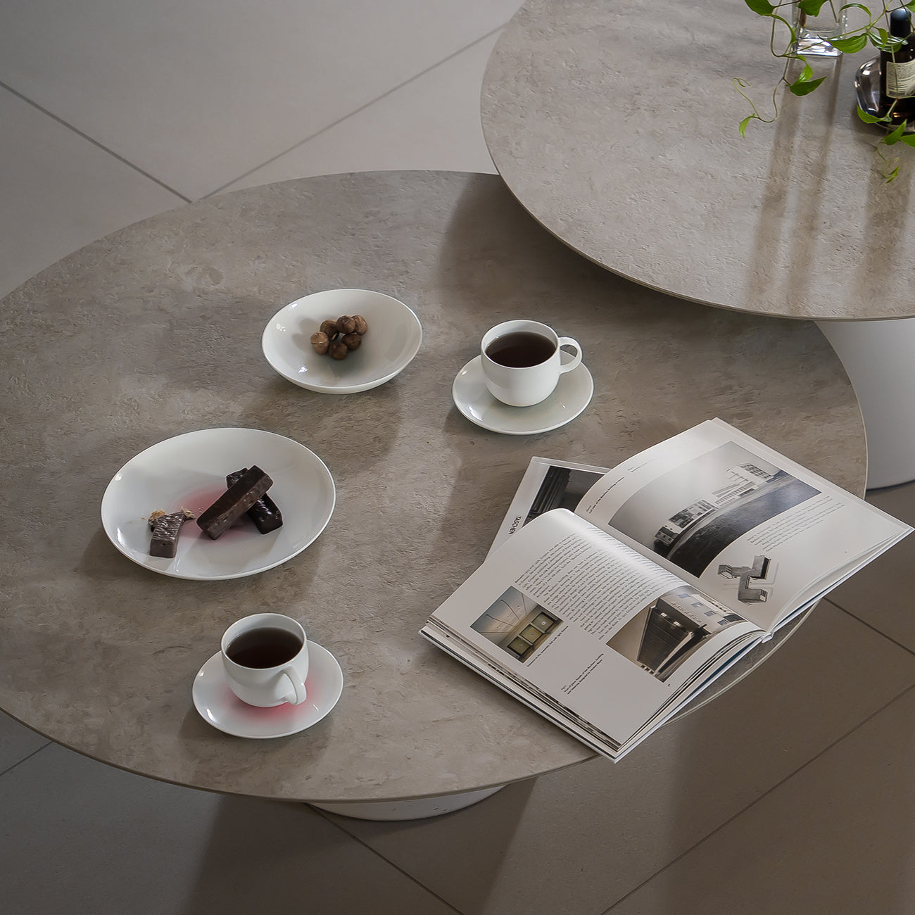 16.5cmディーププレート (アッシュグレー)