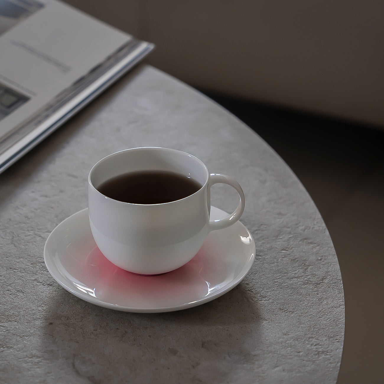 14cmソーサー (ダスティピンク)