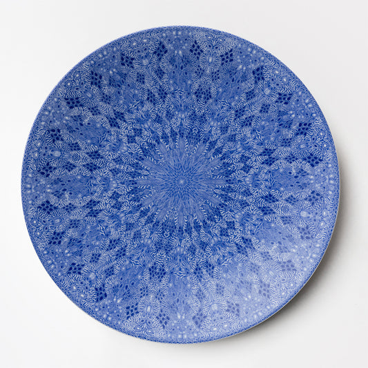 GEOMETRIC 31cmプレート (ブルー)