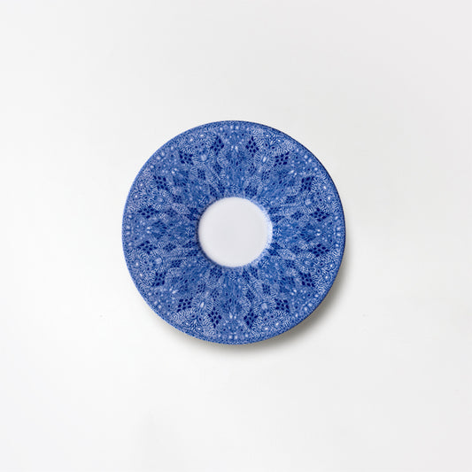 【復興支援商品】GEOMETRIC 16.5cmソーサー (ブルー)
