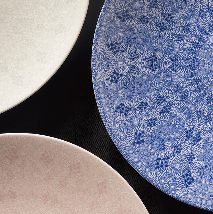 GEOMETRIC 31cmプレート (グレー)