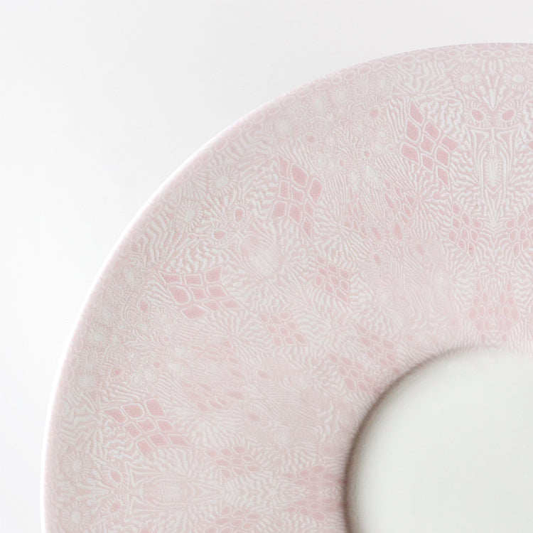 GEOMETRIC ペア兼用碗皿 (230cc)(ピンク)