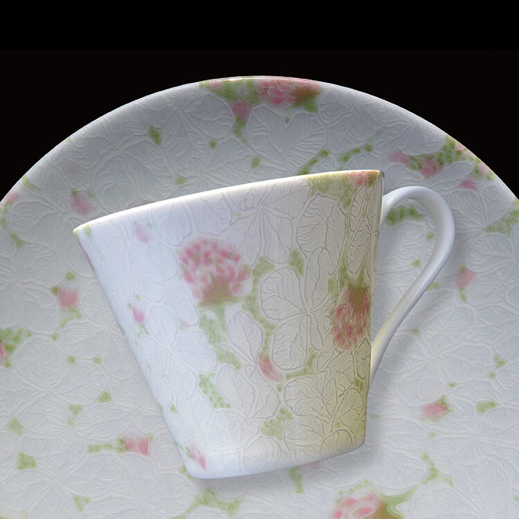 CLOVER ペア兼用碗皿 (230cc)