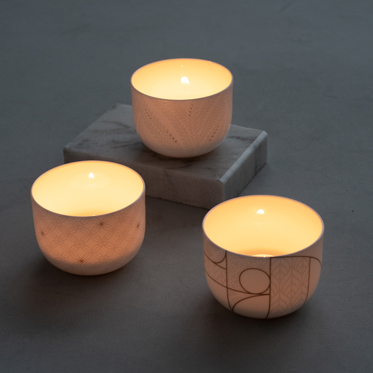 キャンドルホルダー Leaf