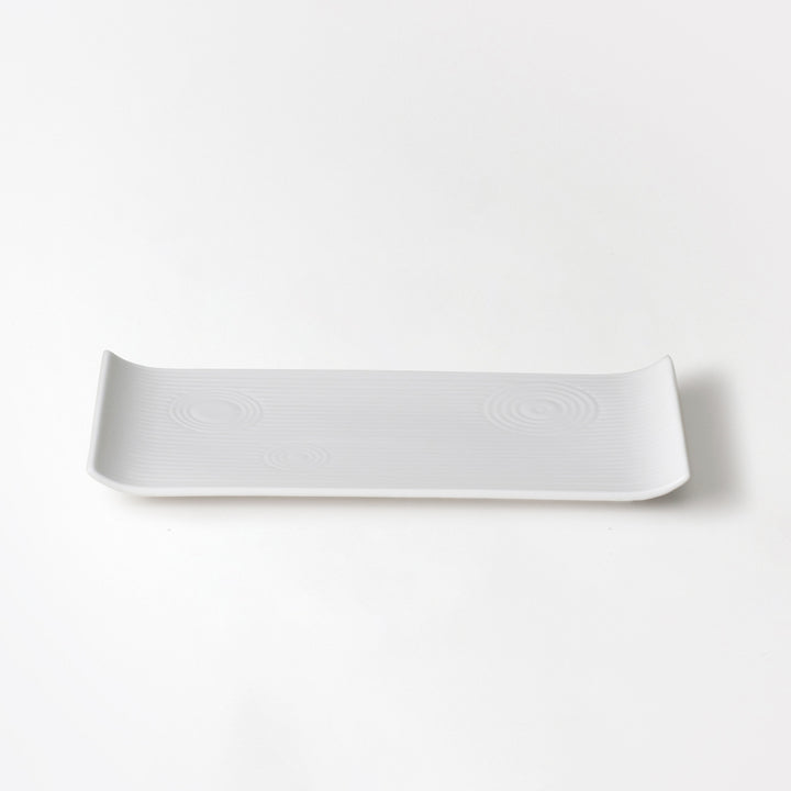 25cm長角皿 (石庭)