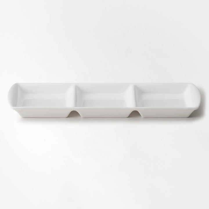 28cm長角皿 (3仕切)