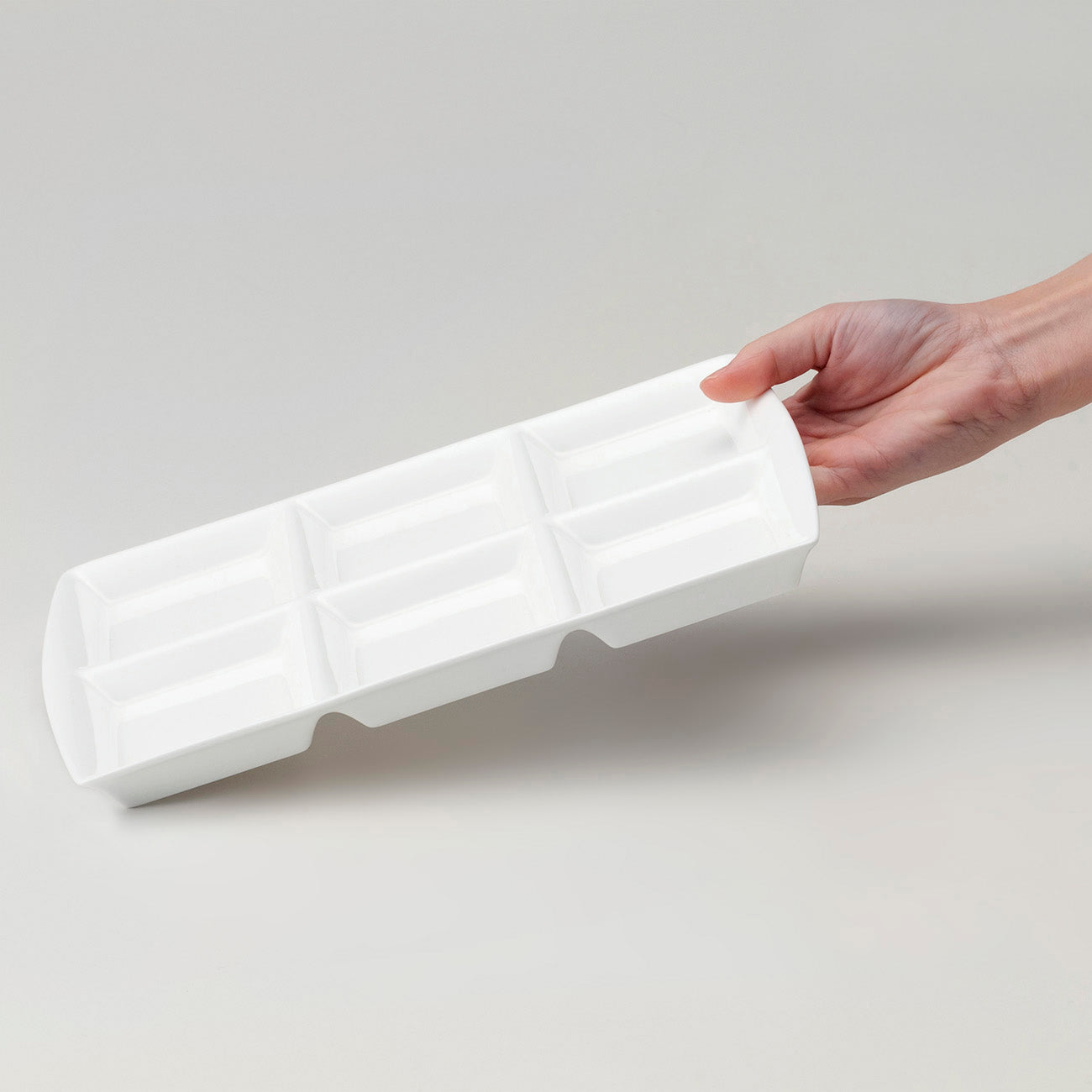 28cm長角皿 (6仕切)