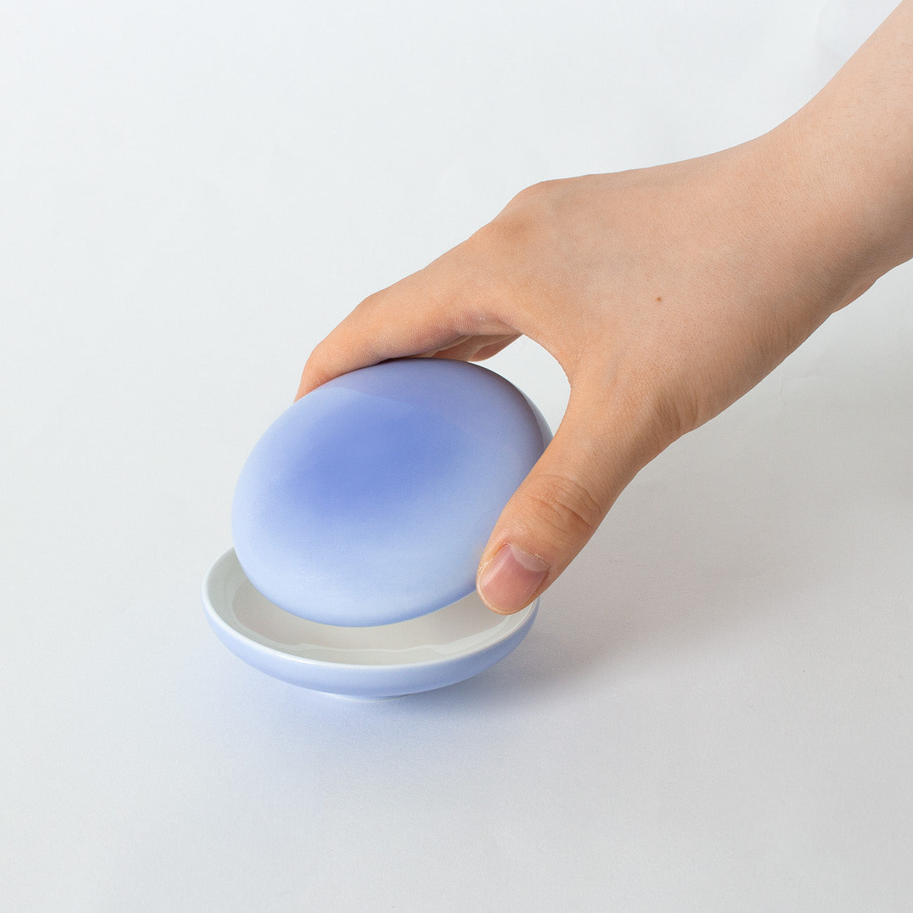 マカロンボックス(8cm)(1個箱入) (インディゴブルー)