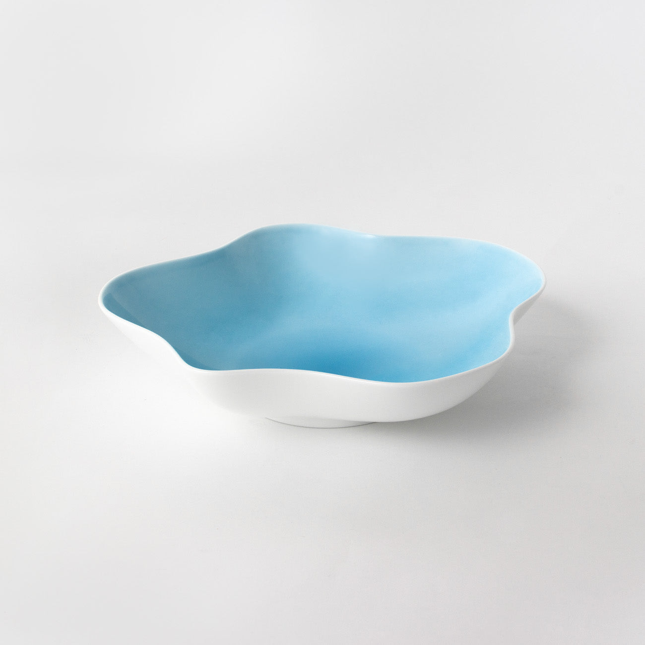 22cmディーププレート (アクアブルー)