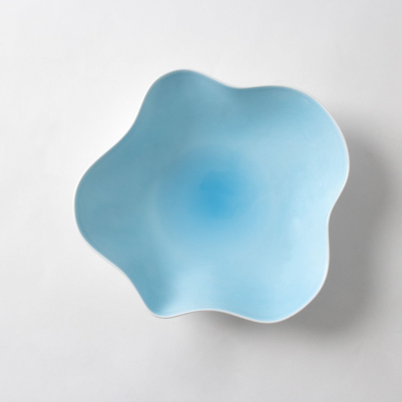 22cmディーププレート (アクアブルー)