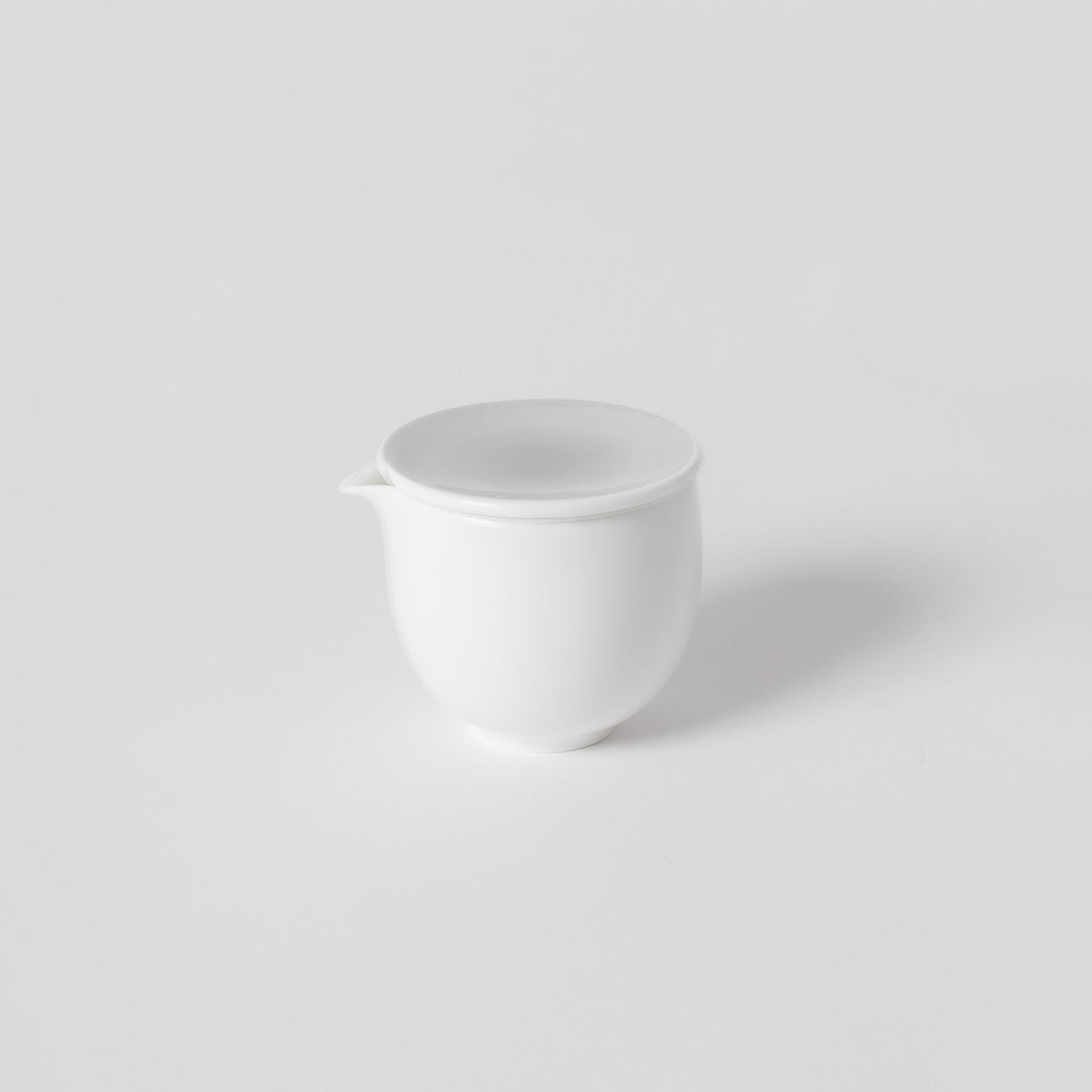 フタ付クリーマー(80cc) (アッシュグレー)