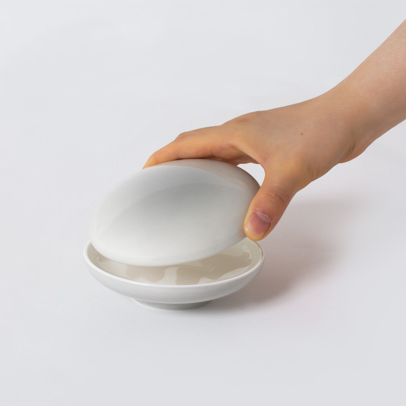 カバードボックス11cm(1個箱入) (アッシュグレー)