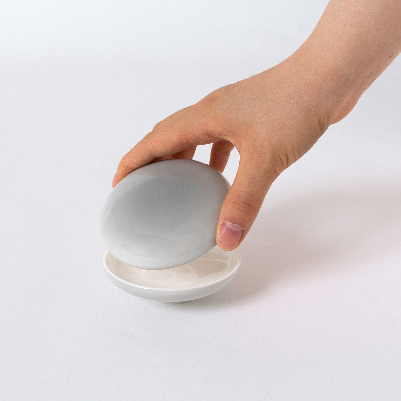 マカロンボックス(8cm)(1個箱入) (アッシュグレー)