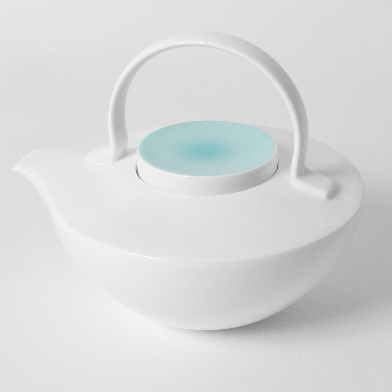 ティーポット(1000cc)(ストレーナ付) (ジェードグリーン)