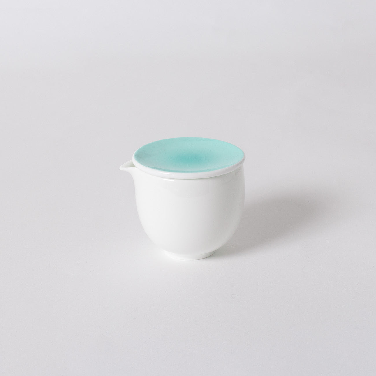 フタ付クリーマー(80cc) (ジェードグリーン)