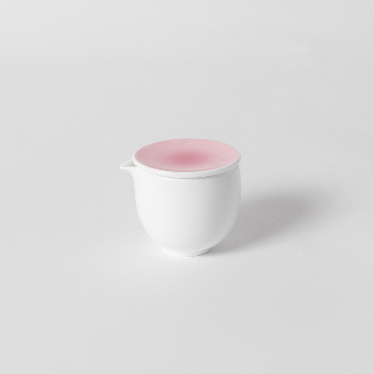 フタ付クリーマー(80cc) (ダスティピンク)