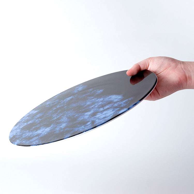 藍染 27cmフラットプレート