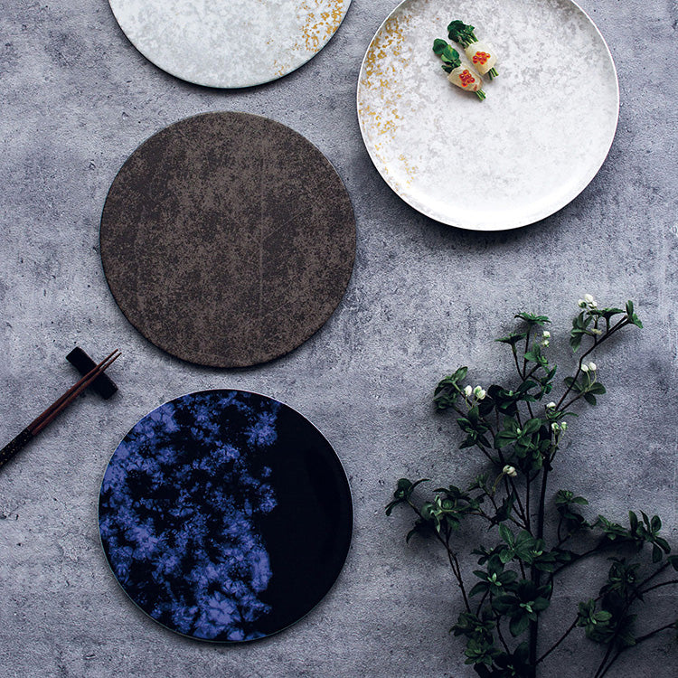 藍染 27cmフラットプレート