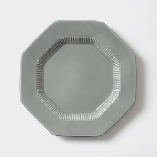 26.5cmプレート ブルーグレー