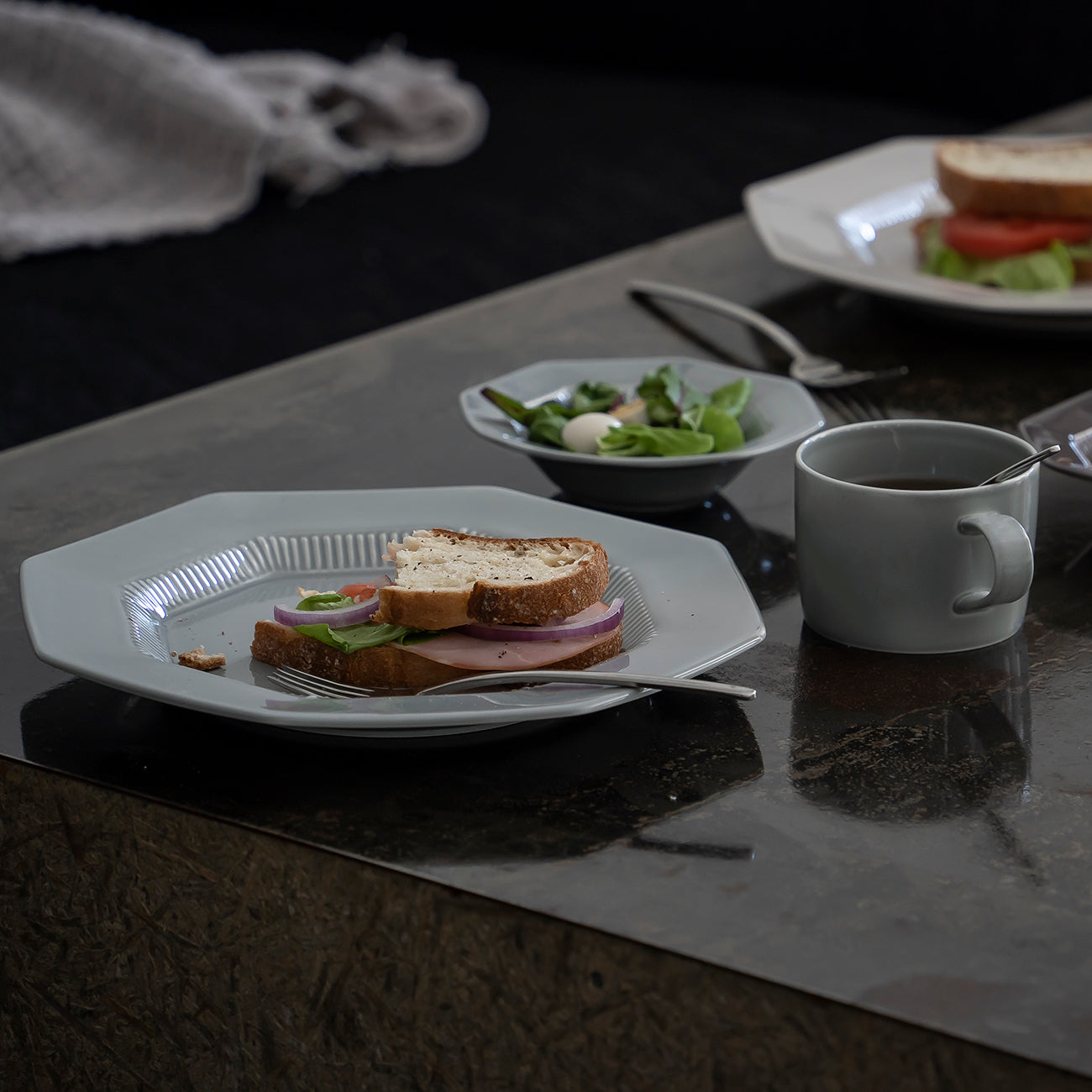 ペアセット ベージュ・ブルーグレー