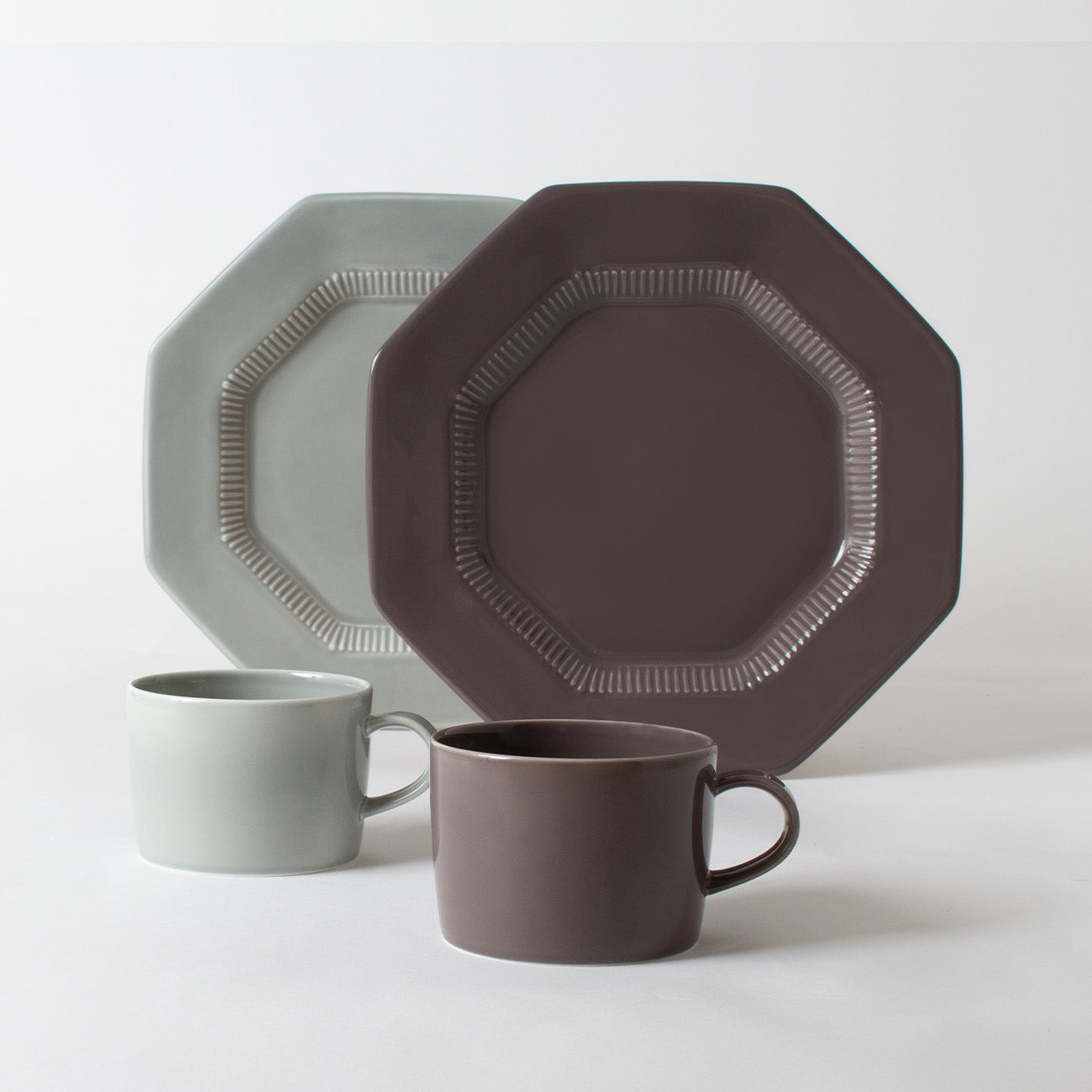 ペアセット ディープブラウン・ブルーグレー