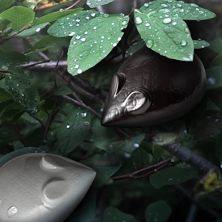 ねずみ(黒マット)