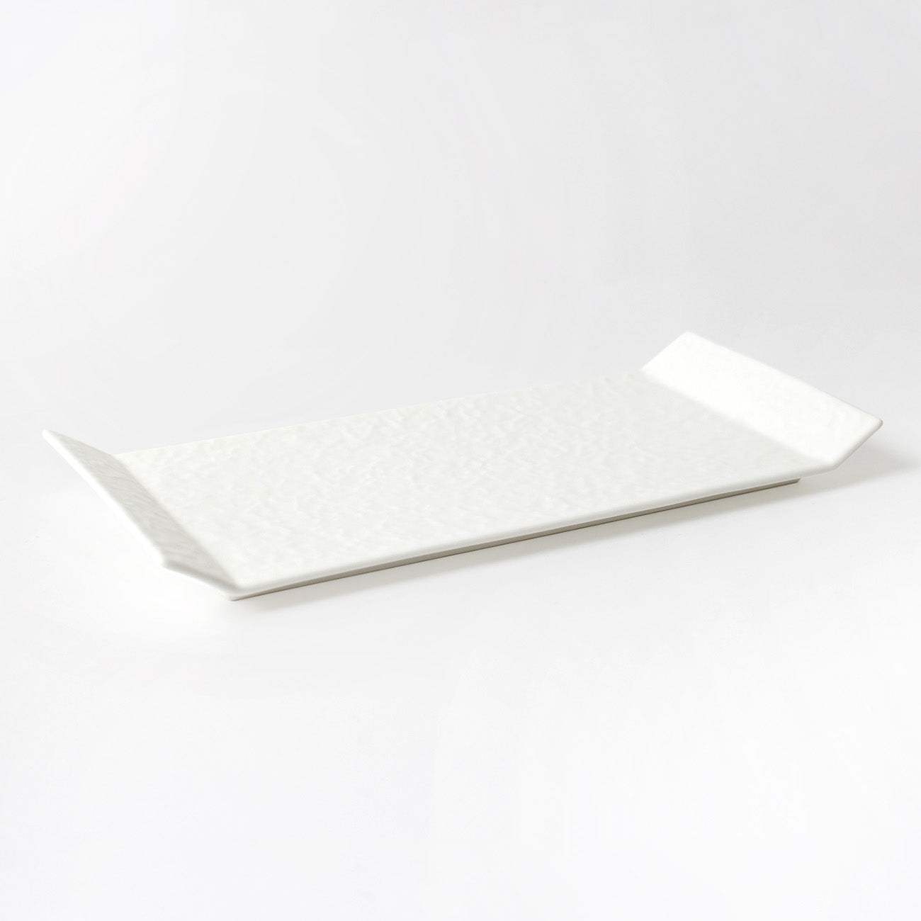 雪 30cm長角皿(和紙)