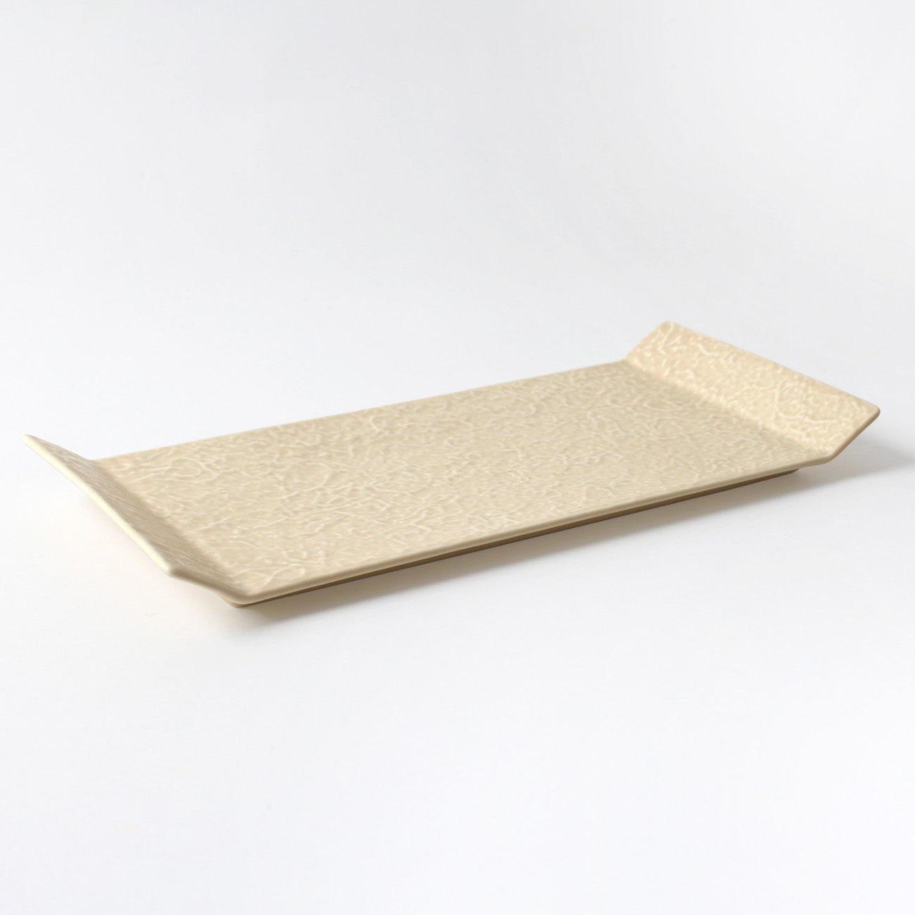 浅黄 30cm長角皿(和紙)