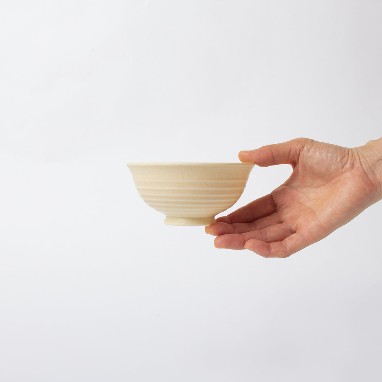 12cm飯碗 クリーム