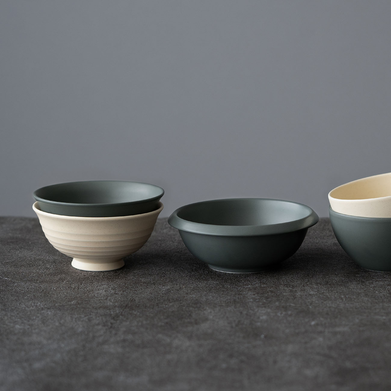 12cm飯碗 グリーン