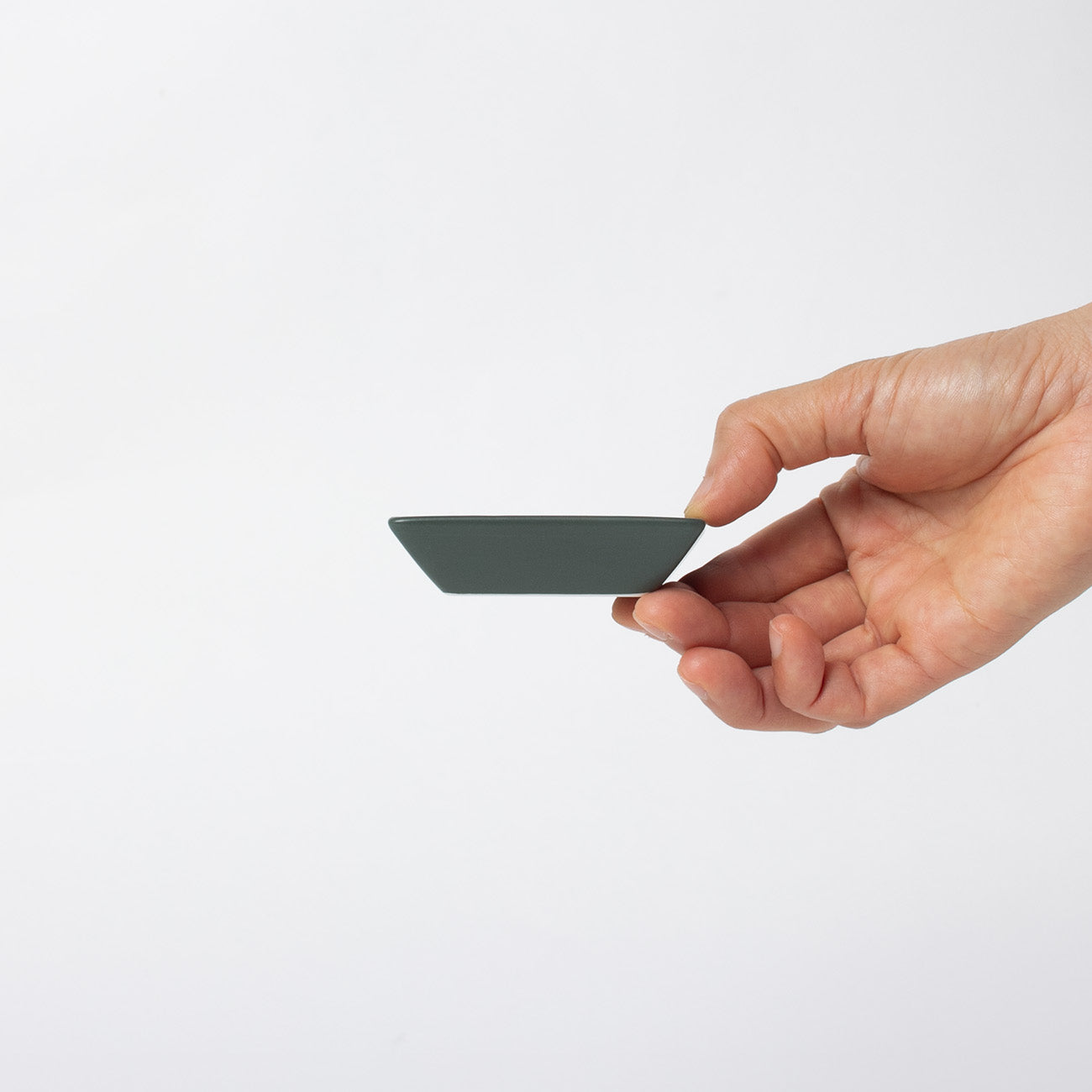 7.5cm角小皿 グリーン