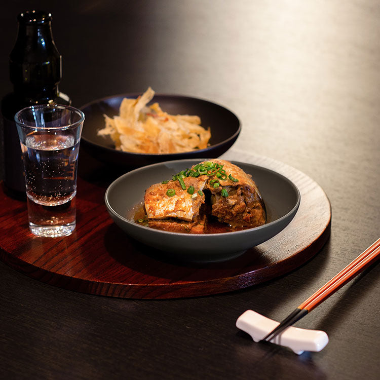 晩酌皿2枚セット (モノトーンカラー)