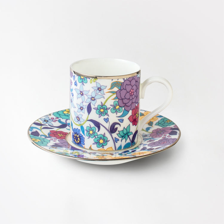 WHITE デミタス碗皿 (130cc)